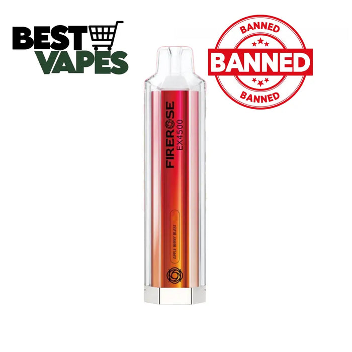 Apple Berry Blast Elux FireRose EX4500 Disposable Vape Electronic Cigarettes