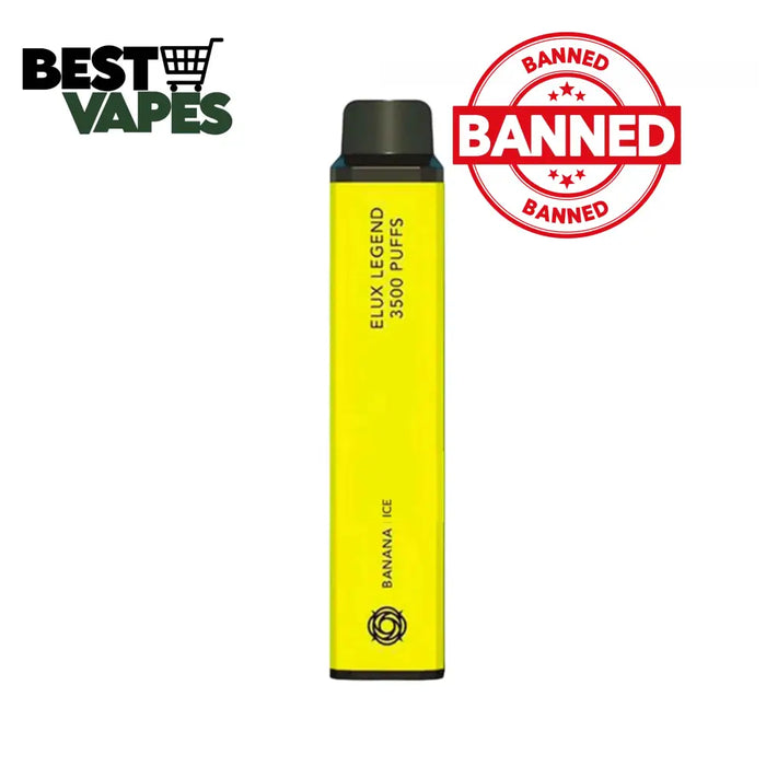 Banana Ice Elux Legend 3500 Puffs Disposable Vape
