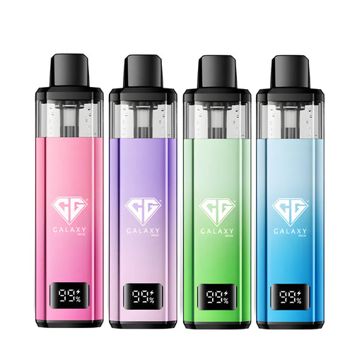 Box Of 5 & 10 Crystal Galaxy Focus 1 – 6000 Puffs Prefilled Pod Kit