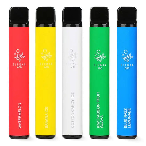 Elf Bar 600 Puffs 20mg Reusable Vape Pod Kit |