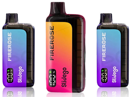 Box Of 5 Firerose Slidego 40K Puffs Prefilled Pod Kit 