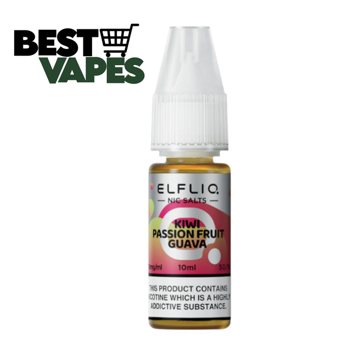 Kiwi Passion Fruit Guava Elfliq 10ml Nic Salt