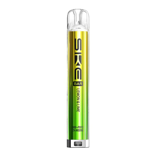 Lemon and Lime SKE Bar 600 Compliant Prefilled Pod Kit