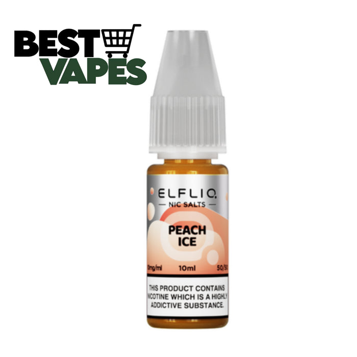 Peach Ice Elf Bar Elfliq 10ml Nic Salt