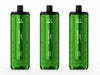 Three green Al Fakher vape devices on a white background