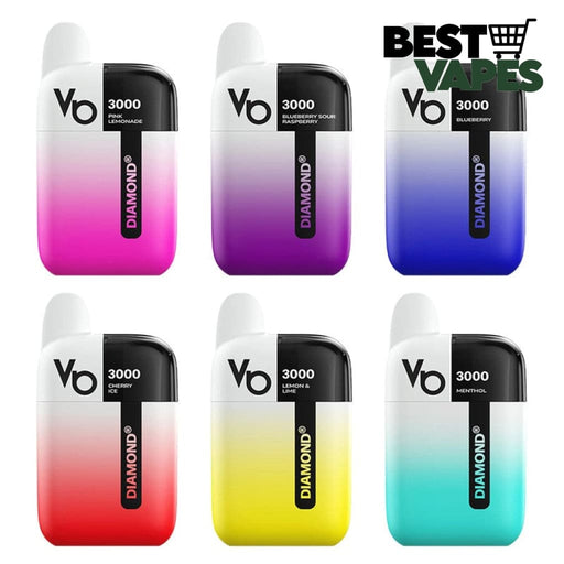Box Of 10 Vapes Bars Diamond 3000 Puffs Vape Kit | Best Whole Sale Price Electronic Cigarettes