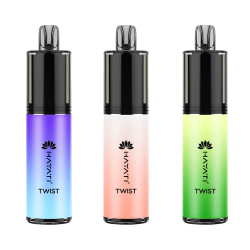 Box Of 10’s Hayati Twist 5000 Puffs Disposable vape pod kit || Full Range