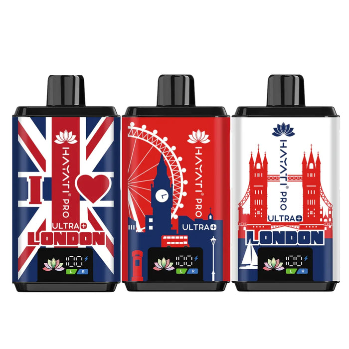 Hayati Pro Ultra+ 25K Puffs Souvenir Edition (ENGLAND) Vape Kit