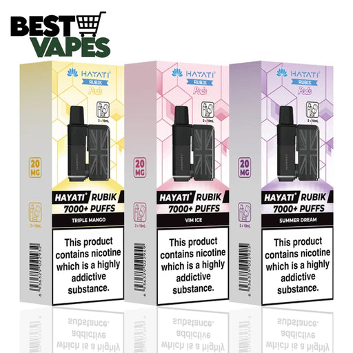 Hayati Rubik 7000 Prefilled Replacement Pods 