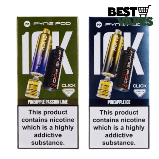 Pyne Pod Click 10K Puffs Vape Device - 20Mg| £9.49 Only Electronic Cigarettes