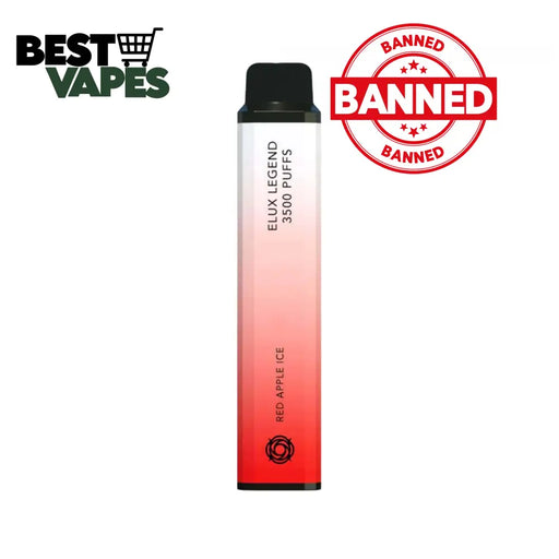 Red Apple Ice Elux Legend 3500 Puffs 