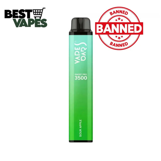 Sour Apple Ghost Pro 3500 Puffs