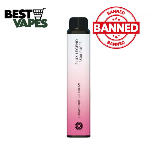 Strawberry Ice Cream Elux Legend 3500 Puffs