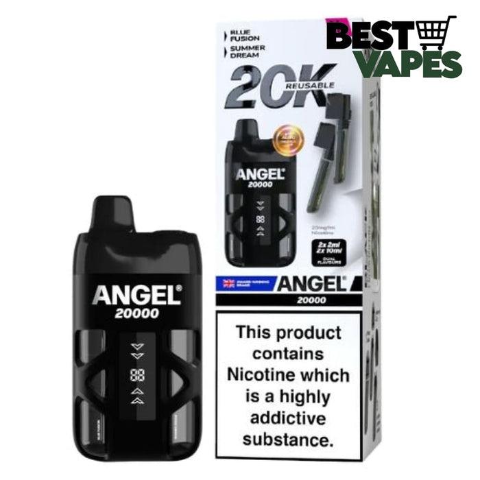 Vapes Bar Angel 20000 Puffs Prefilled Pod Kit | BEST PRICE Blue Fusion / Summer Dream DISPOSABLE PODS